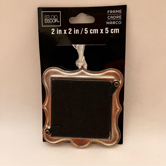 Studio Decor Silver Tone Marco Mini Wall Hanging Photo Frame Ornament - Picture 5 of 7